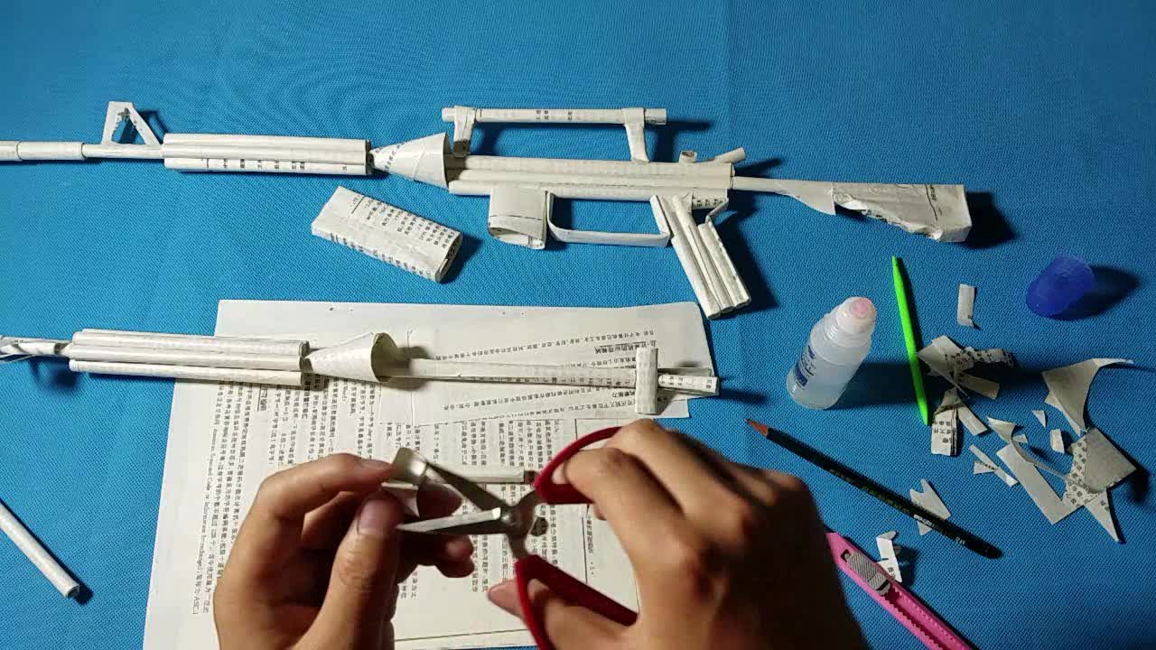 能打子弹的纸枪怎么做