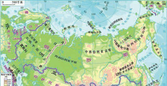 俄罗斯在中国什么位置