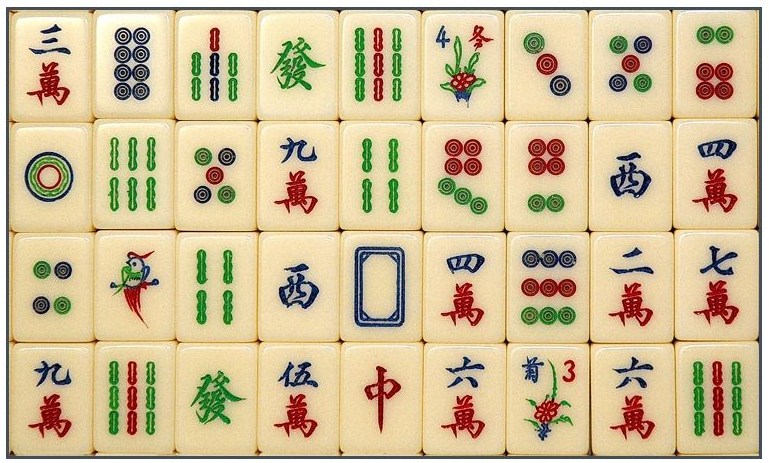 一副麻将有多少个