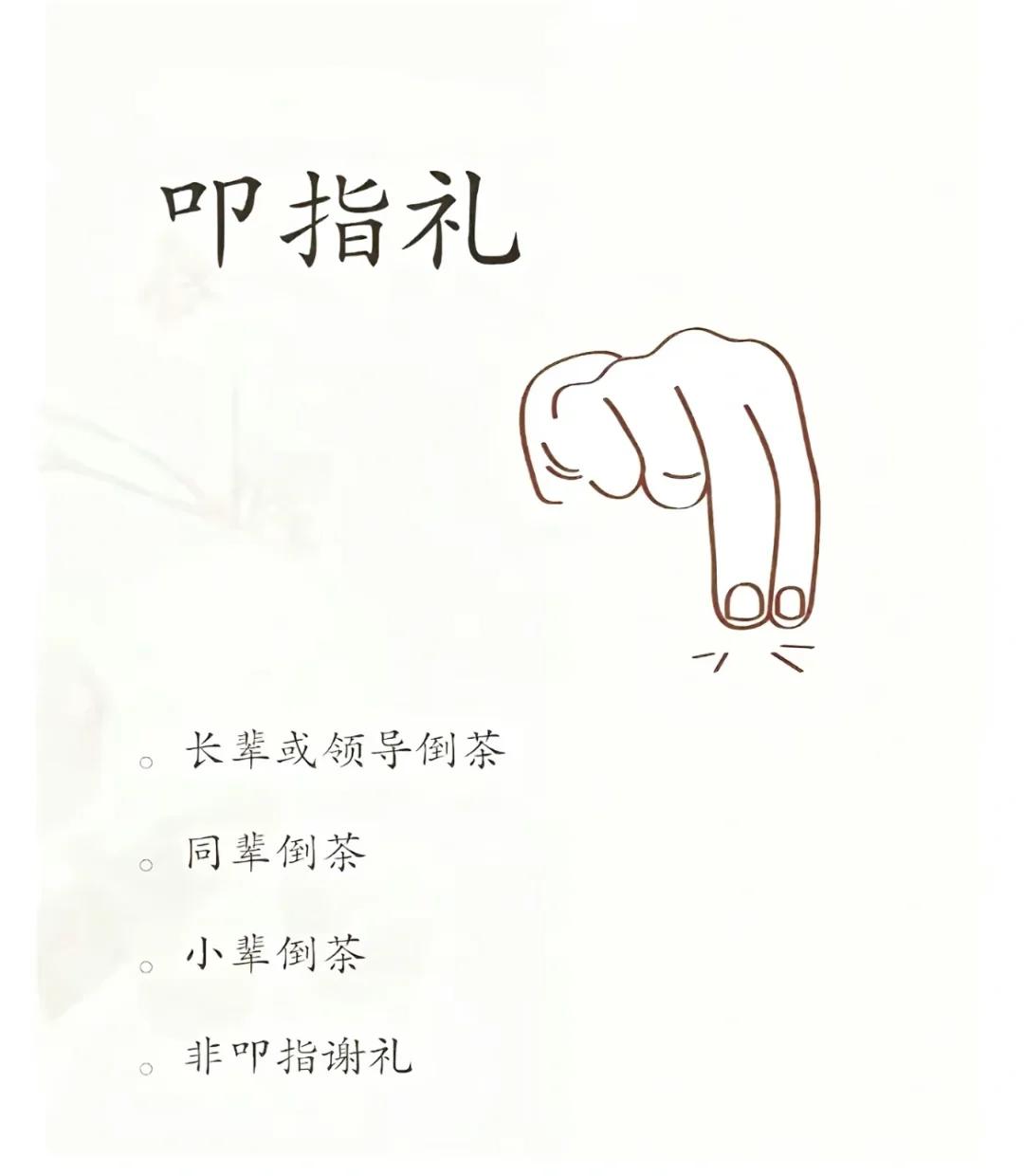 喝茶敲桌子三下还是两下