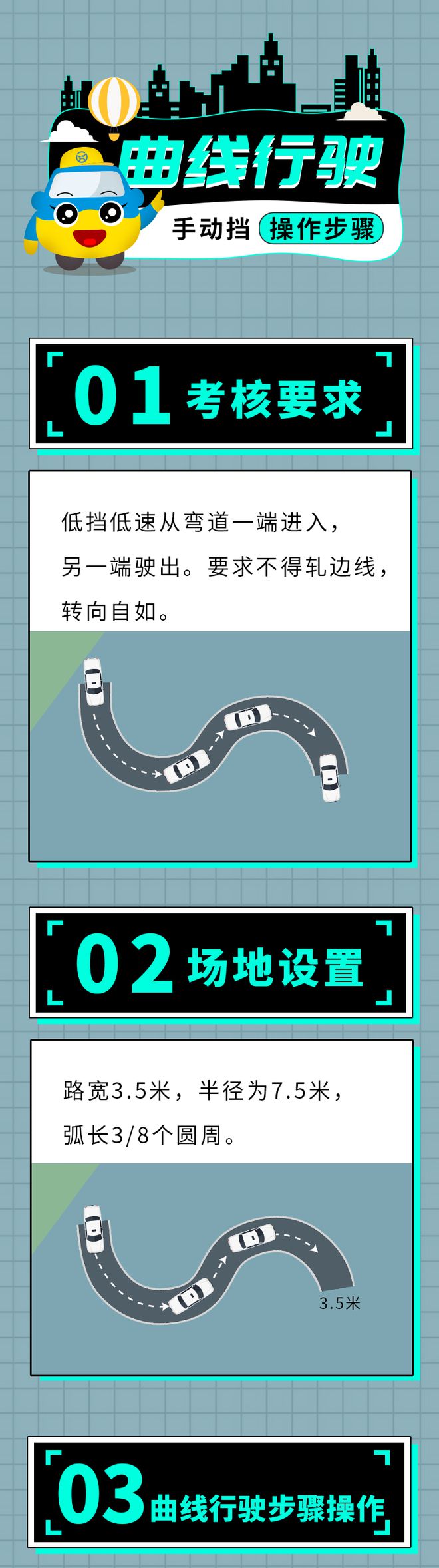 科目二曲线看点技巧