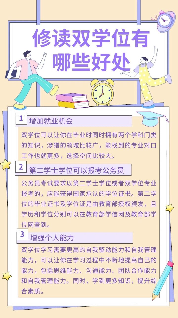 双学位的优点有哪些