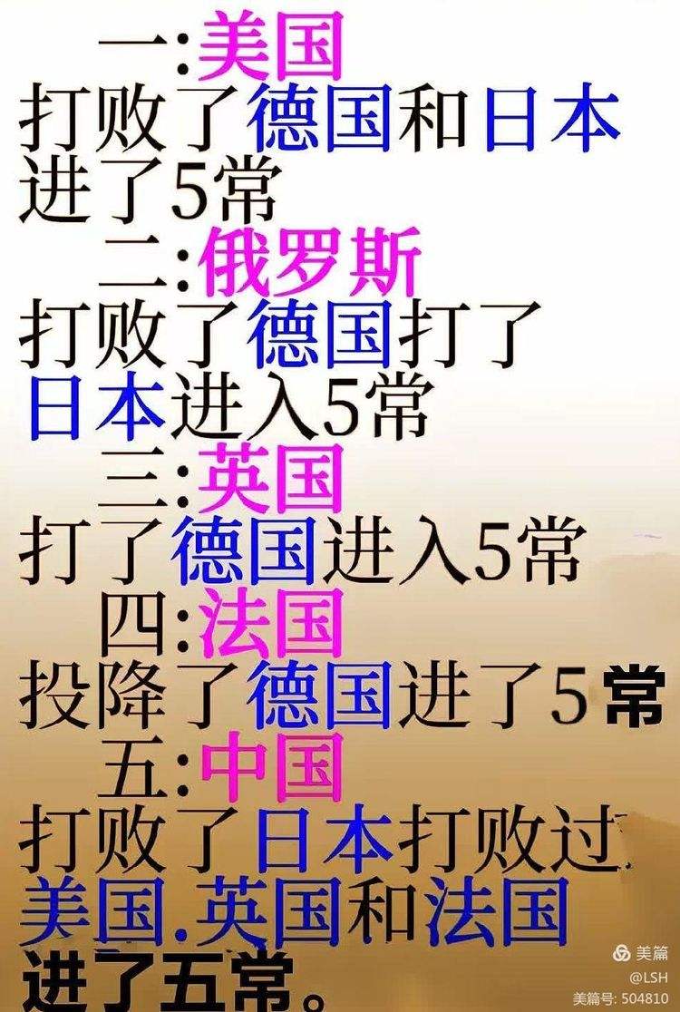 联合国五常是什么意思