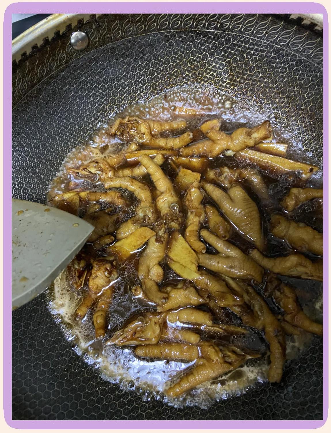 姜辣鸡爪的做法