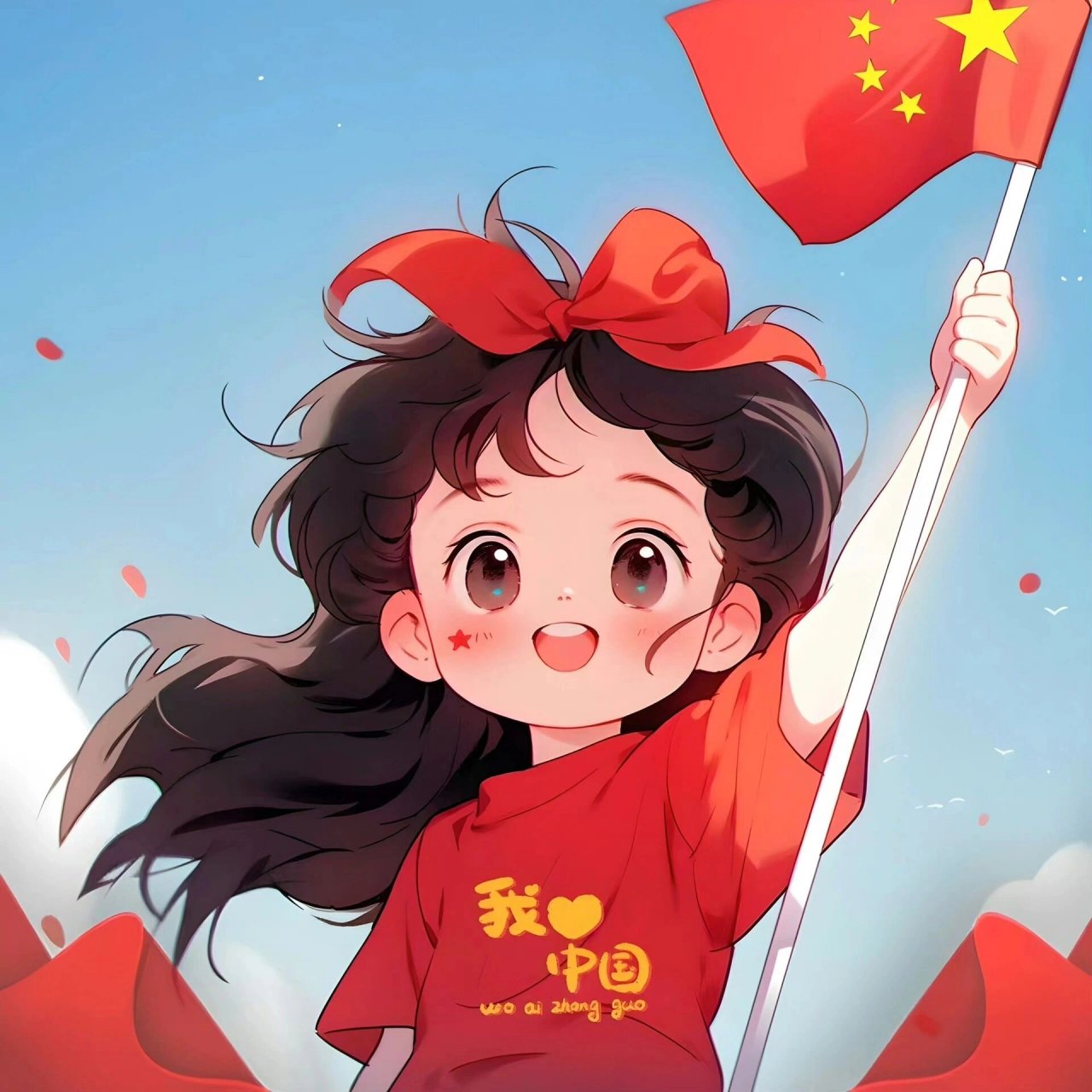 怎样给头像加国旗