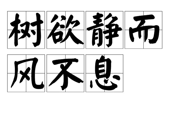 树欲静而风不止是什么意思