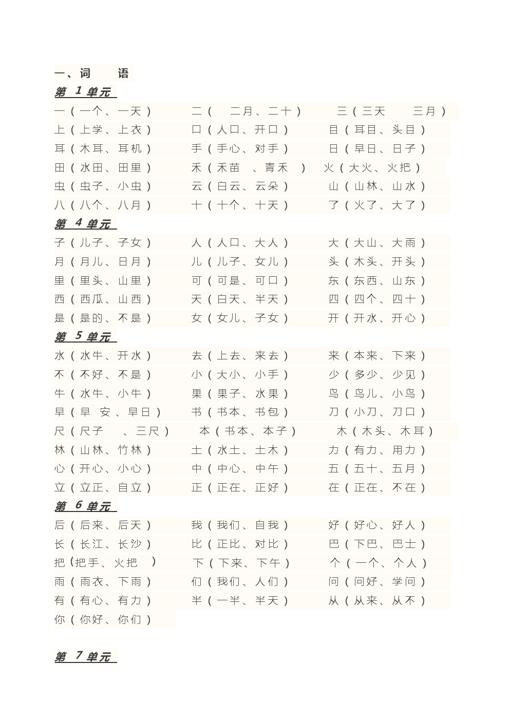 起可以组什么词